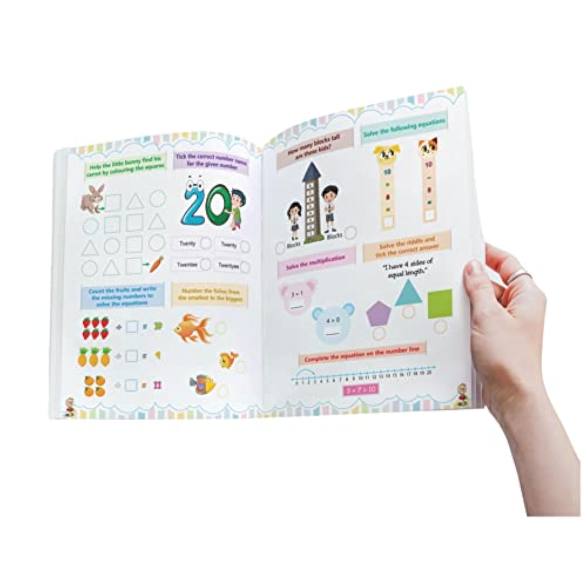 Math Activity Book for - 200+ Activities for Age 3+